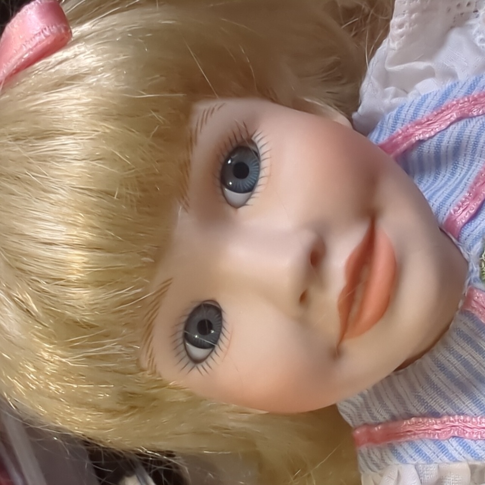 1991 Hamilton Collection ❤️ "Rebecca" Jennifer Esteban Porcelain Doll 14" Tall